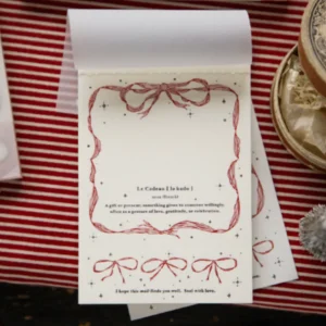 OURS Studio – Ribbon Frame – Letterpress Label Book