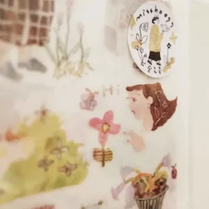 misshoegg - Watercolor Corner Garden - Transfer Stickers
