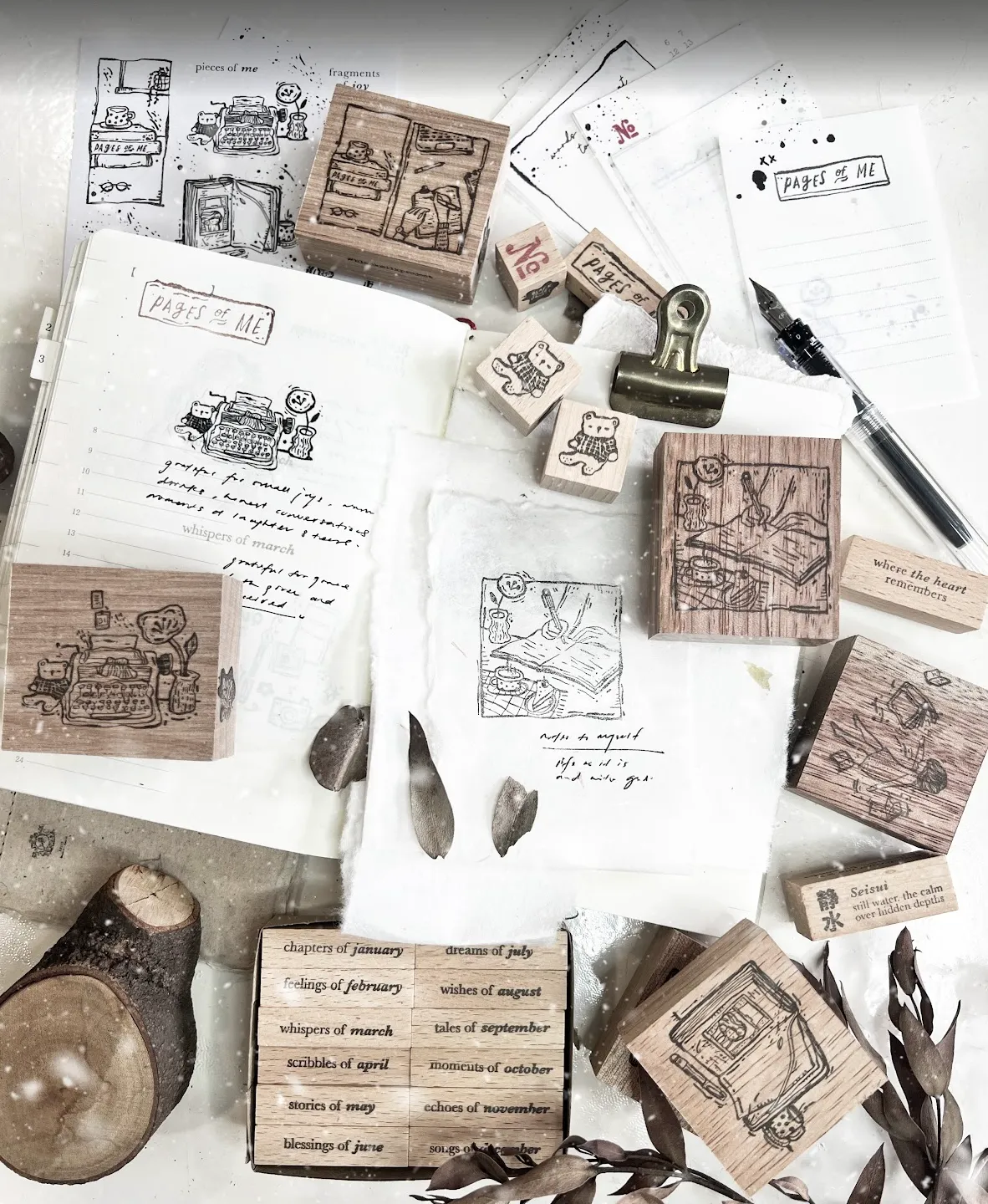 Blackmilk Project - Pages of Me - Main Collection - Stamp