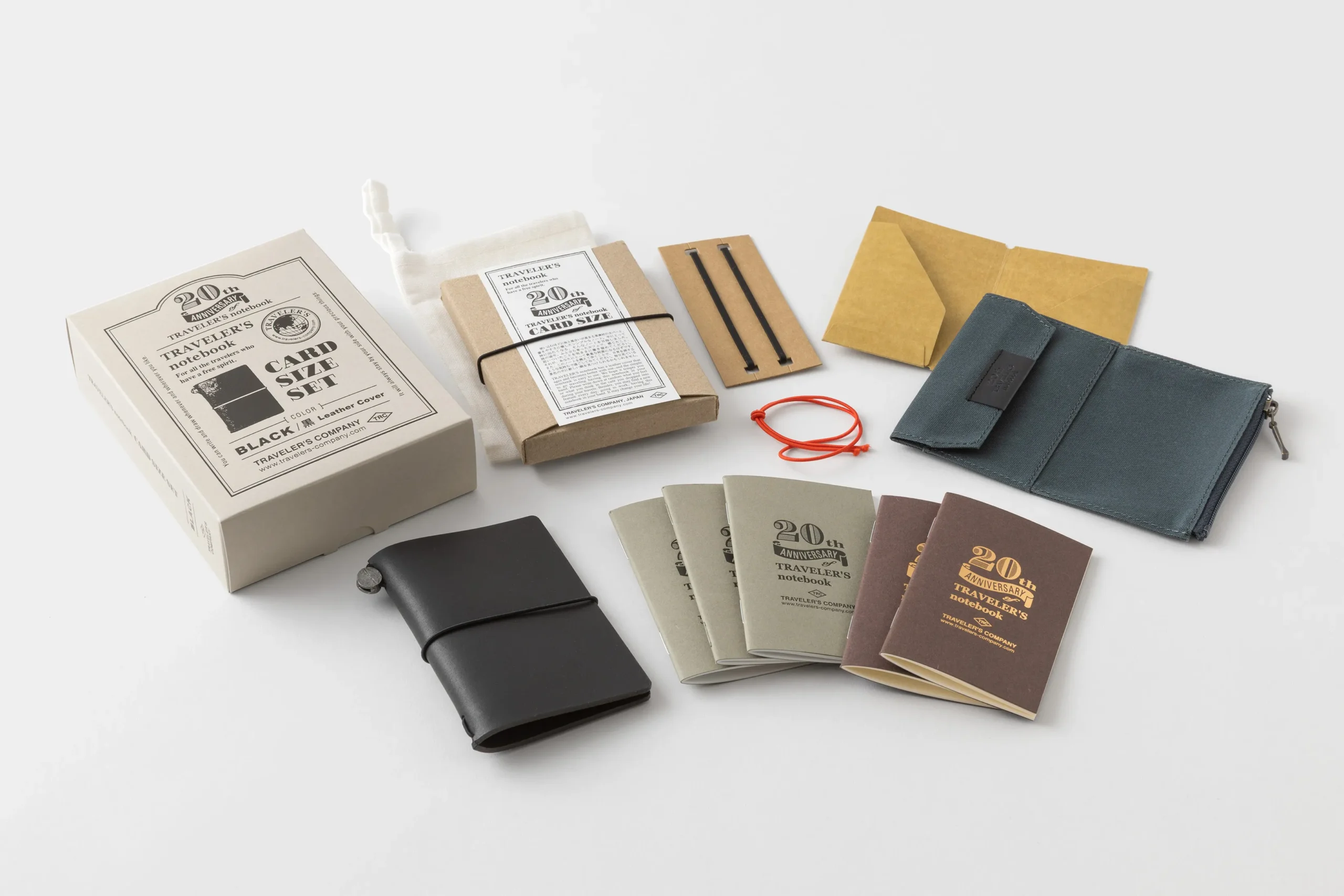 TRAVELER’S Notebook - Card Size 20th Anniversary Set