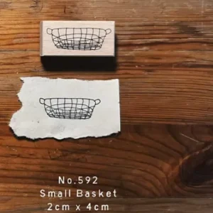 Raw Market Shop – No. 592 – Small Basket – Stamp
