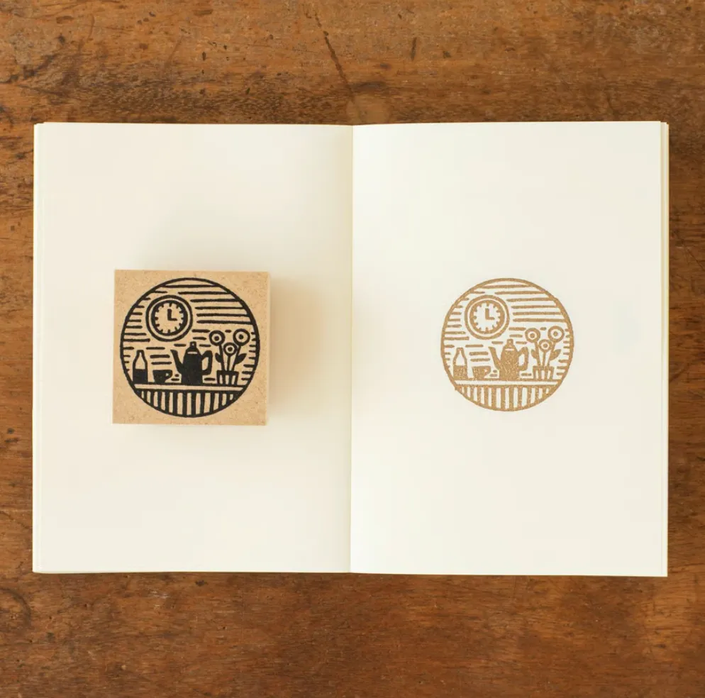 Tegamisha x Hiraoka Hitomi - Tea Time - Stamp