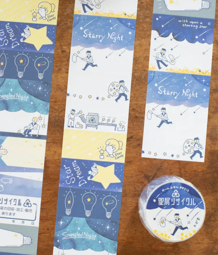 Tegamisha x Kyupodo - Stardust Recycling - Roll Sticky Notes