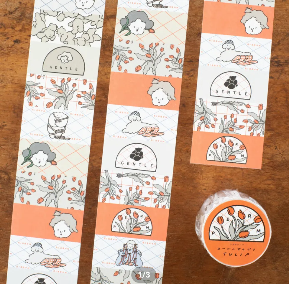 Tegamisha x Perm Nagaki - Tulip - Roll Sticky Notes