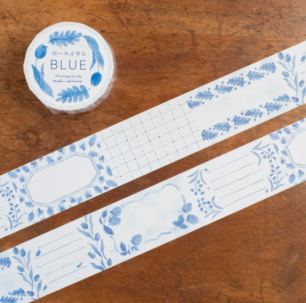 Tegamisha x Mako Ichihara - Blue - Roll Sticky Notes