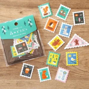 Tegamisha x Mokuji - Forest Animals - Flake Stickers