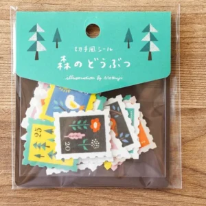 Tegamisha x Mokuji – Forest Animals – Flake Stickers