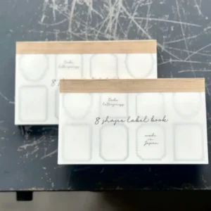 OEDA Letterpress - LB035 Green Frame - 8-Shape Label Book