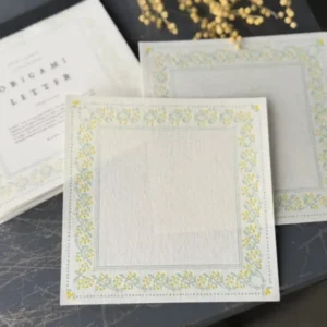 OEDA Letterpress - OL002 - Mimosa Color - Origami Letter