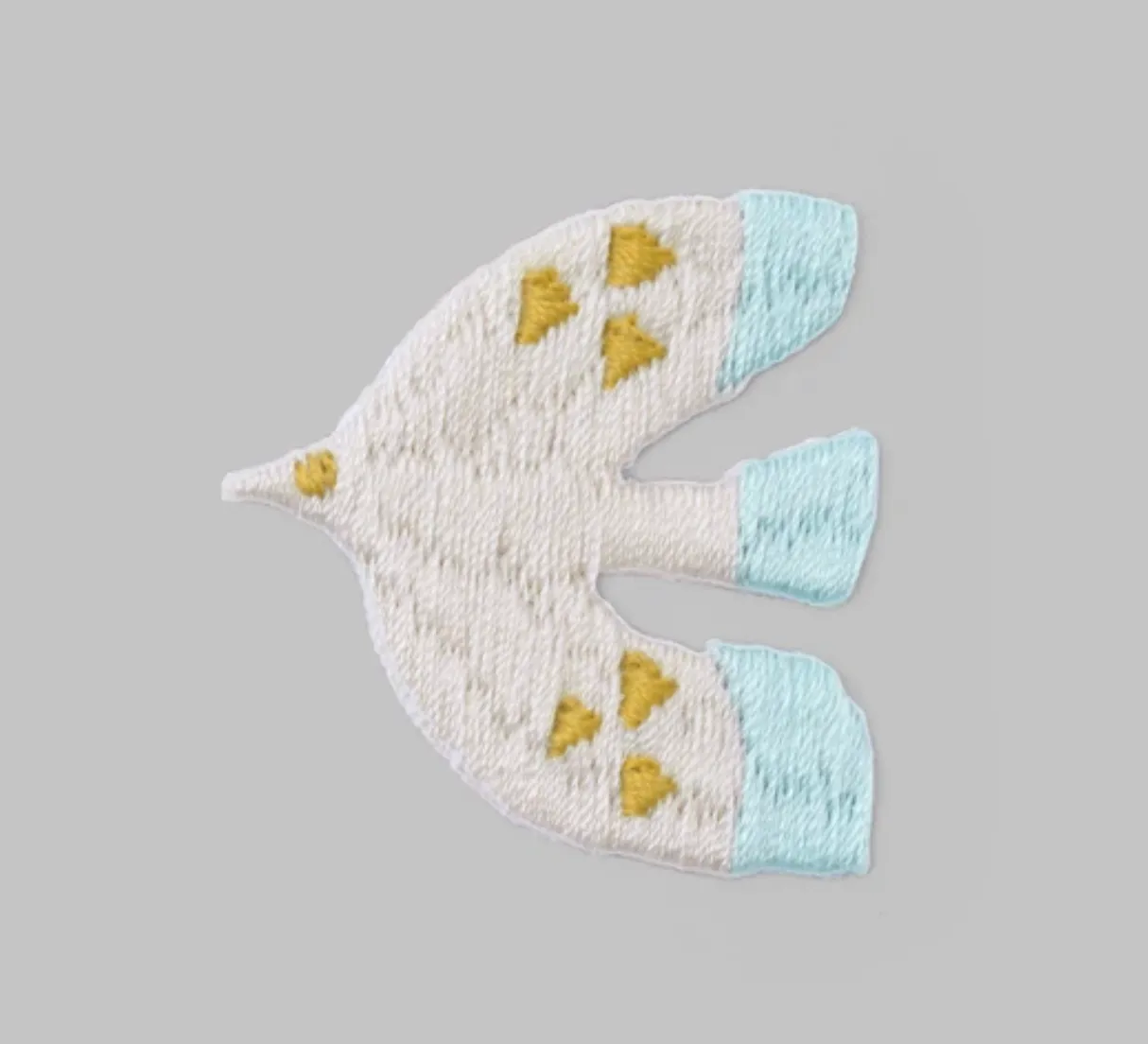 Hara Wool - Flying Seagull - Embroidery Journal Patch