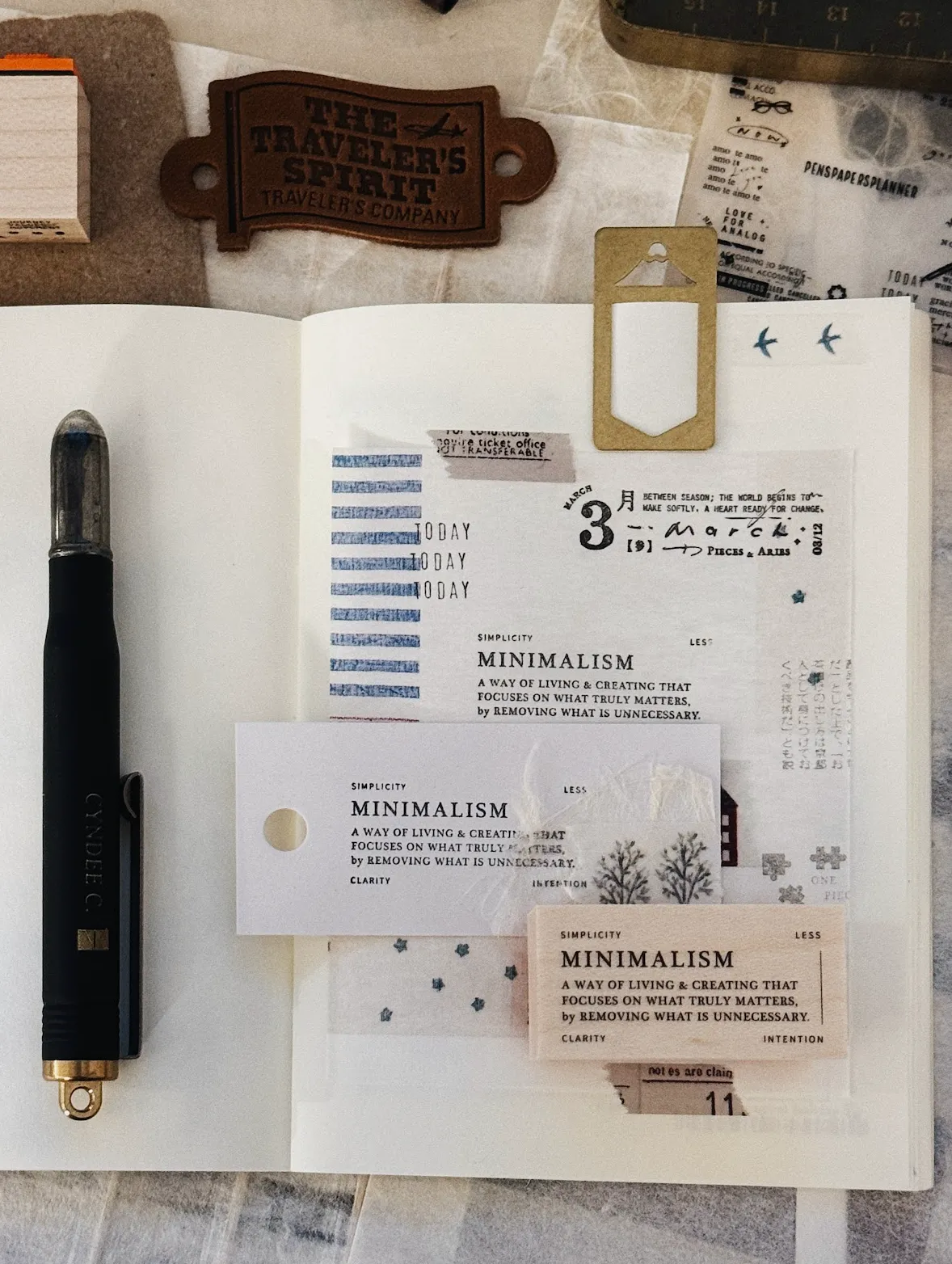 PensPapersPlanner - Minimalism - Stamp