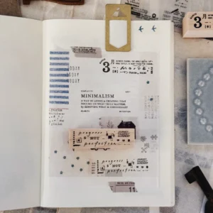 PensPapersPlanner – Progress not Perfection – Stamp
