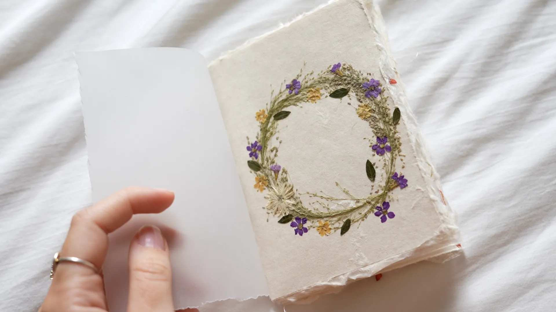 Ana Jiménez - Passport Size Limited Edition - Handmade Journal with Deckled Edges