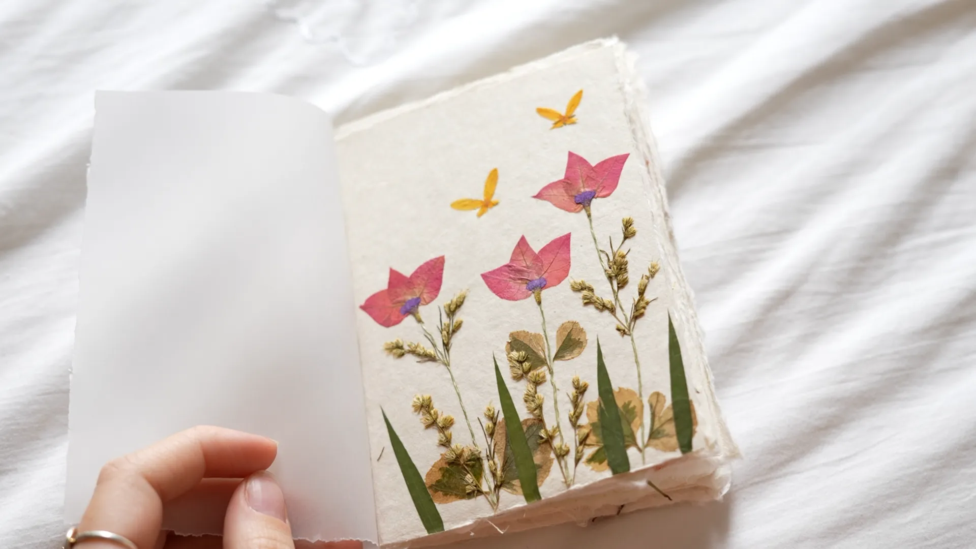 Ana Jiménez - Passport Size Limited Edition - Handmade Journal with Deckled Edges