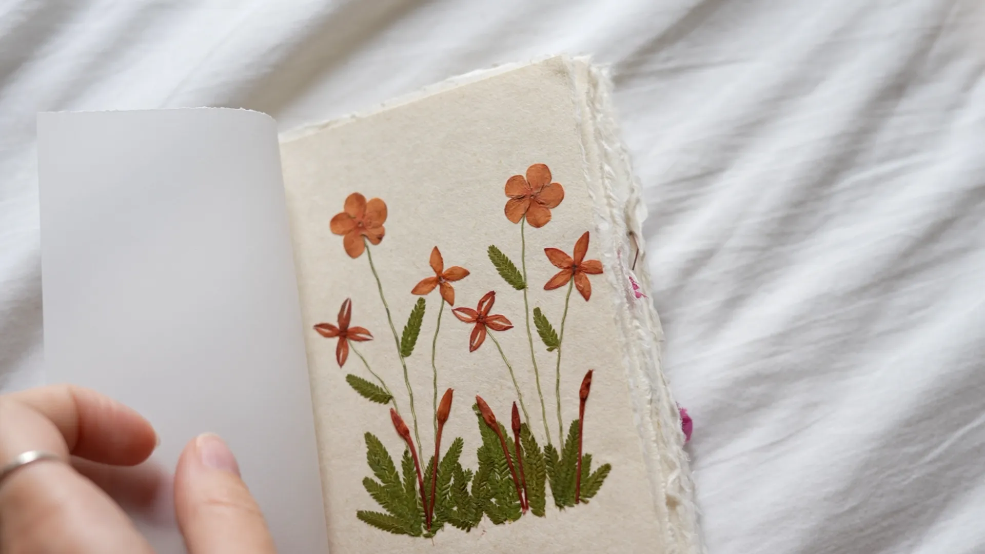 Ana Jiménez - Passport Size Limited Edition - Handmade Journal with Deckled Edges