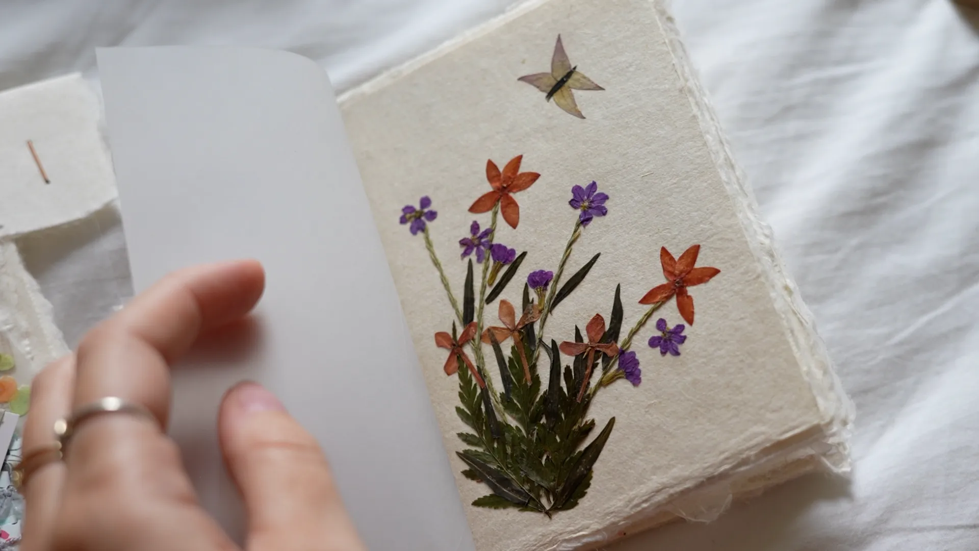 Ana Jiménez - Passport Size Limited Edition - Handmade Journal with Deckled Edges