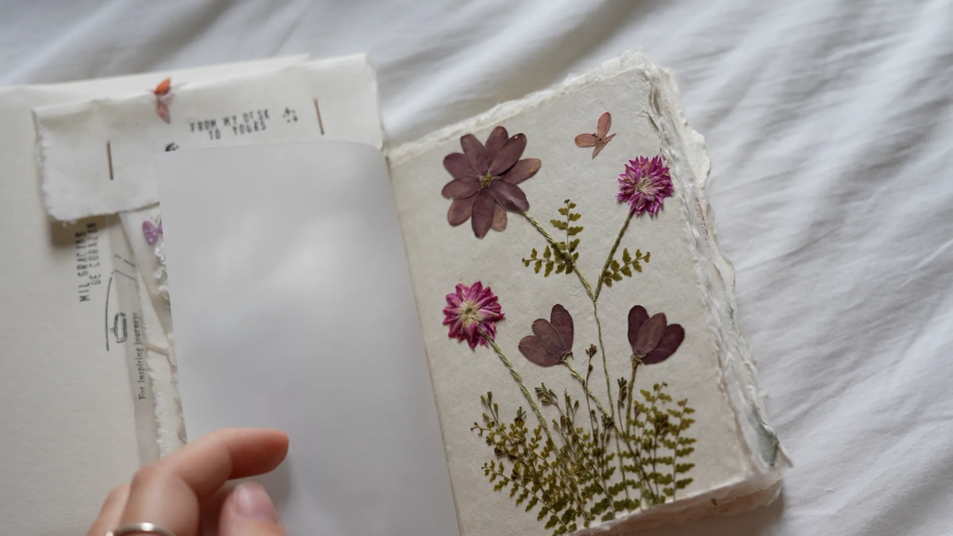 Ana Jiménez - Passport Size Limited Edition - Handmade Journal with Deckled Edges