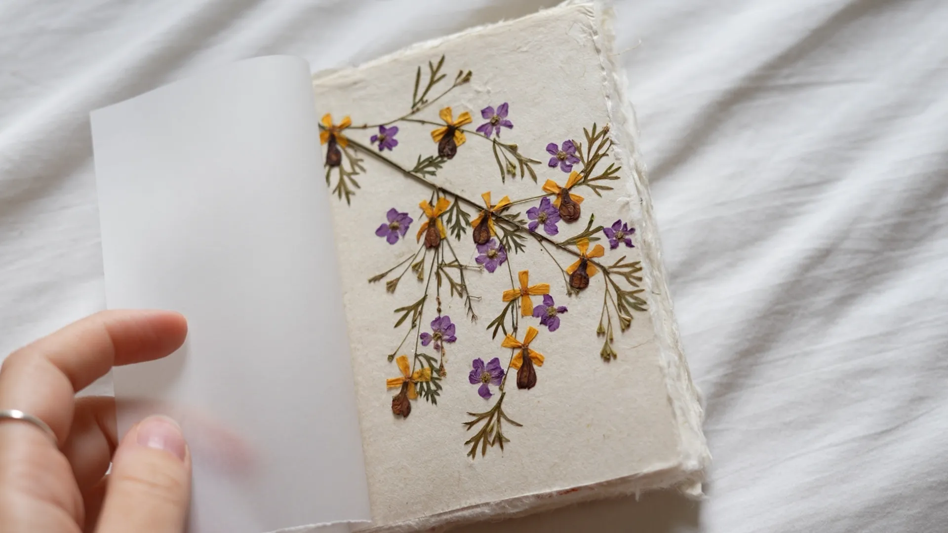 Ana Jiménez - Passport Size Limited Edition - Handmade Journal with Deckled Edges