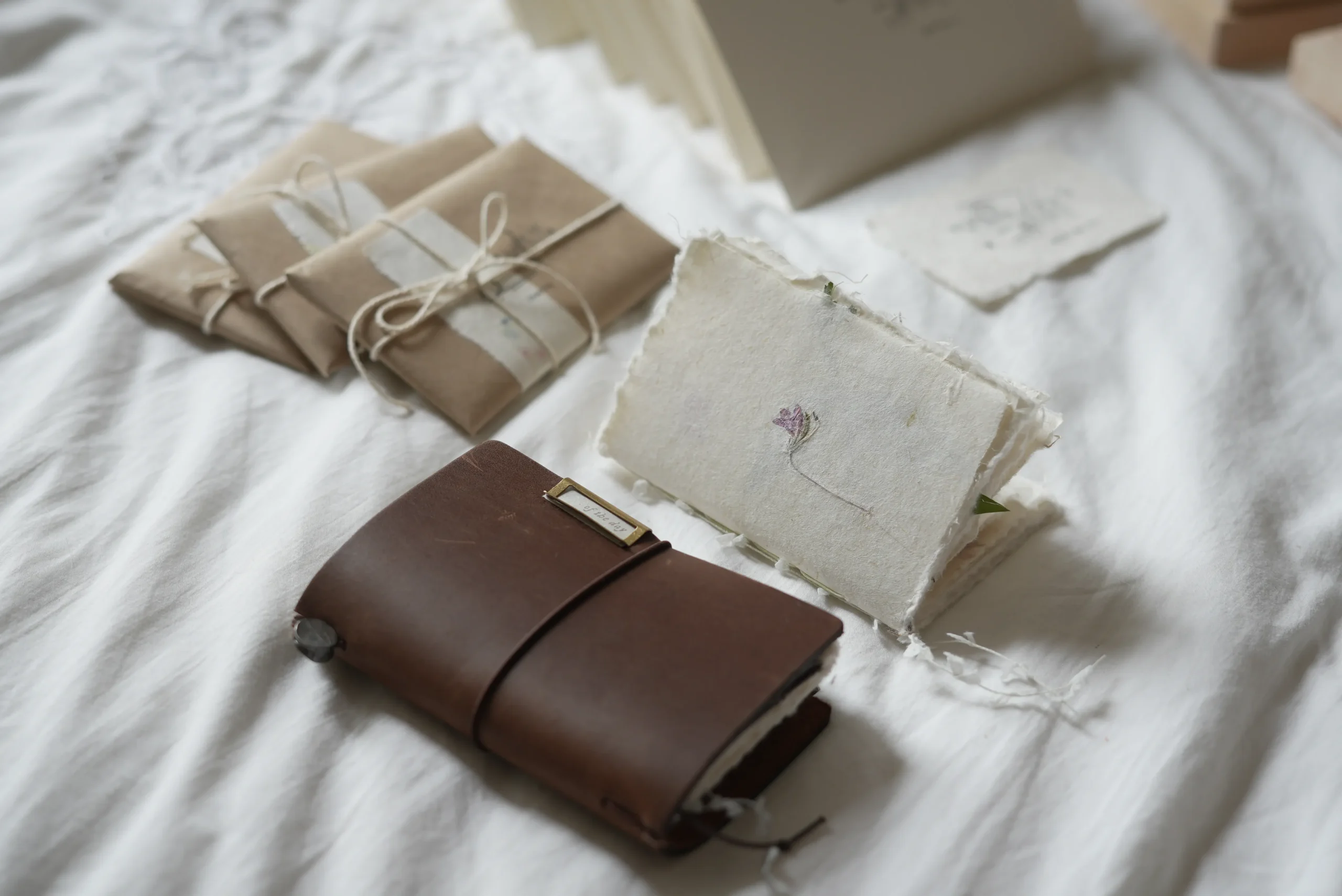 Ana Jiménez - Card Size - Handmade Journal with Deckled Edges