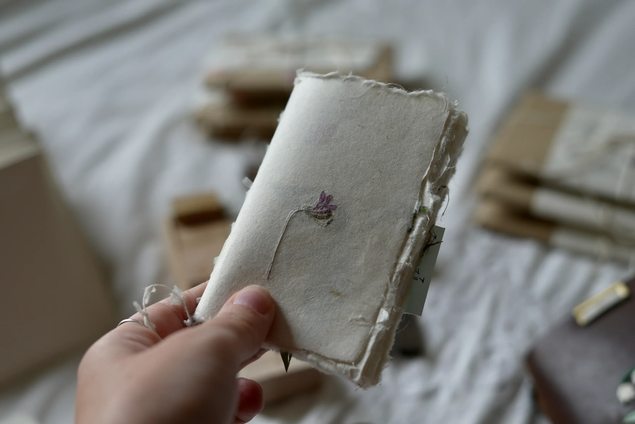 Ana Jiménez - Card Size - Handmade Journal with Deckled Edges - Image 8