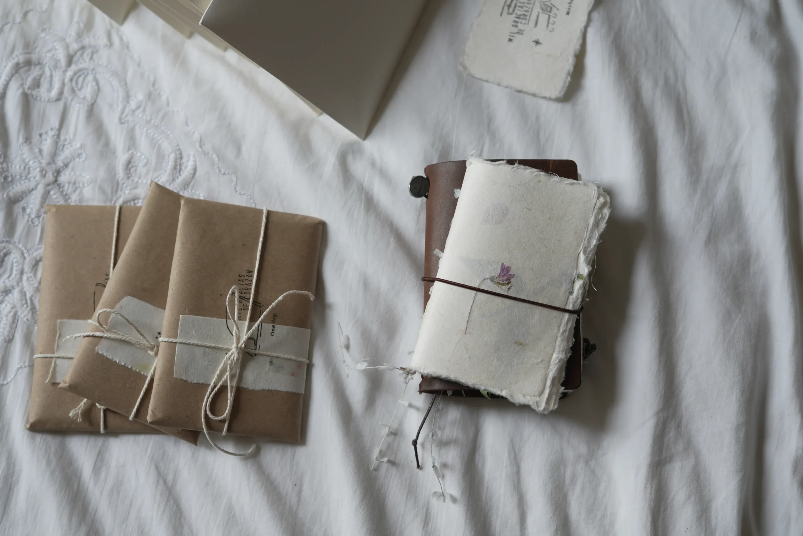 Ana Jiménez - Card Size - Handmade Journal with Deckled Edges