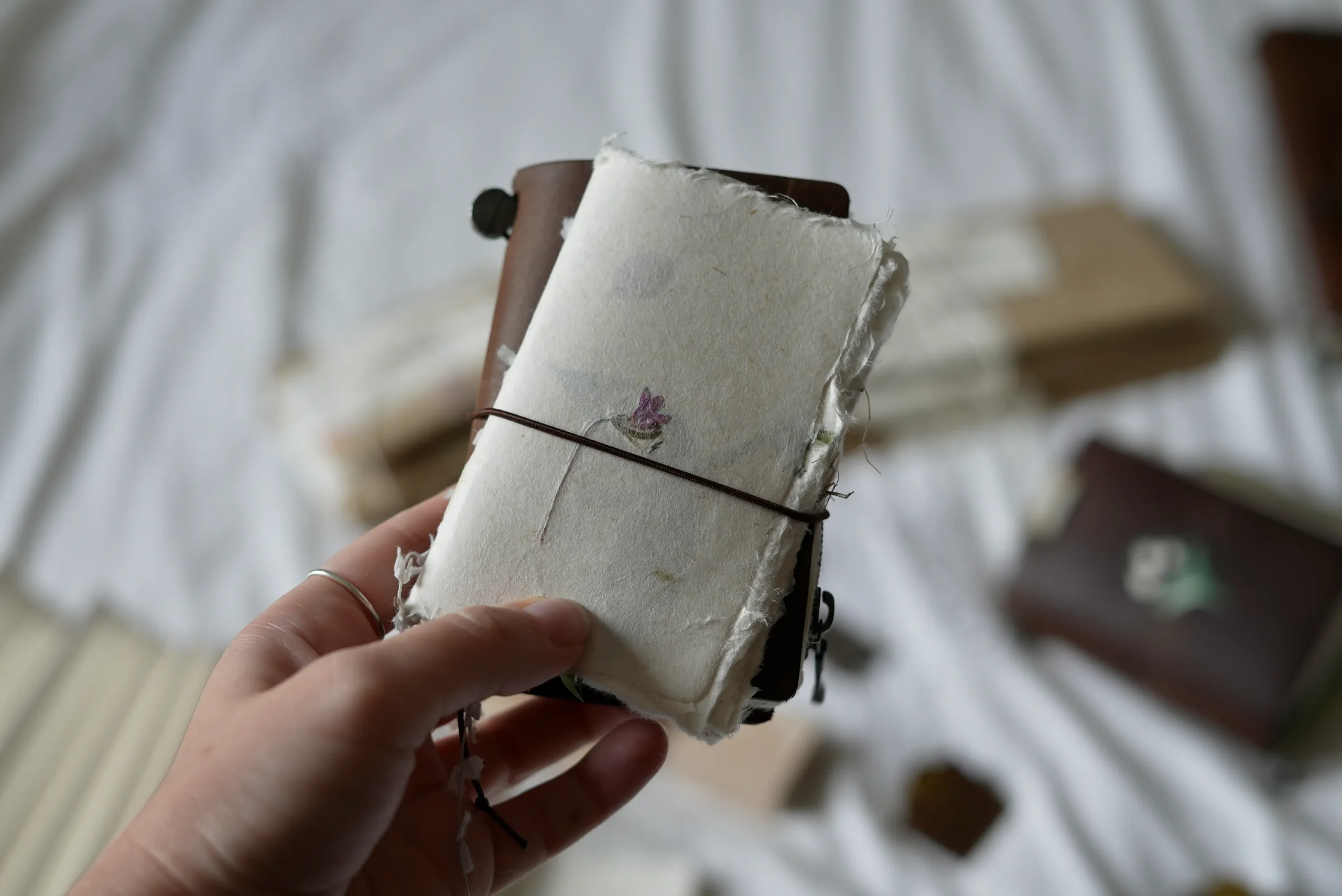 Ana Jiménez - Card Size - Handmade Journal with Deckled Edges - Image 2