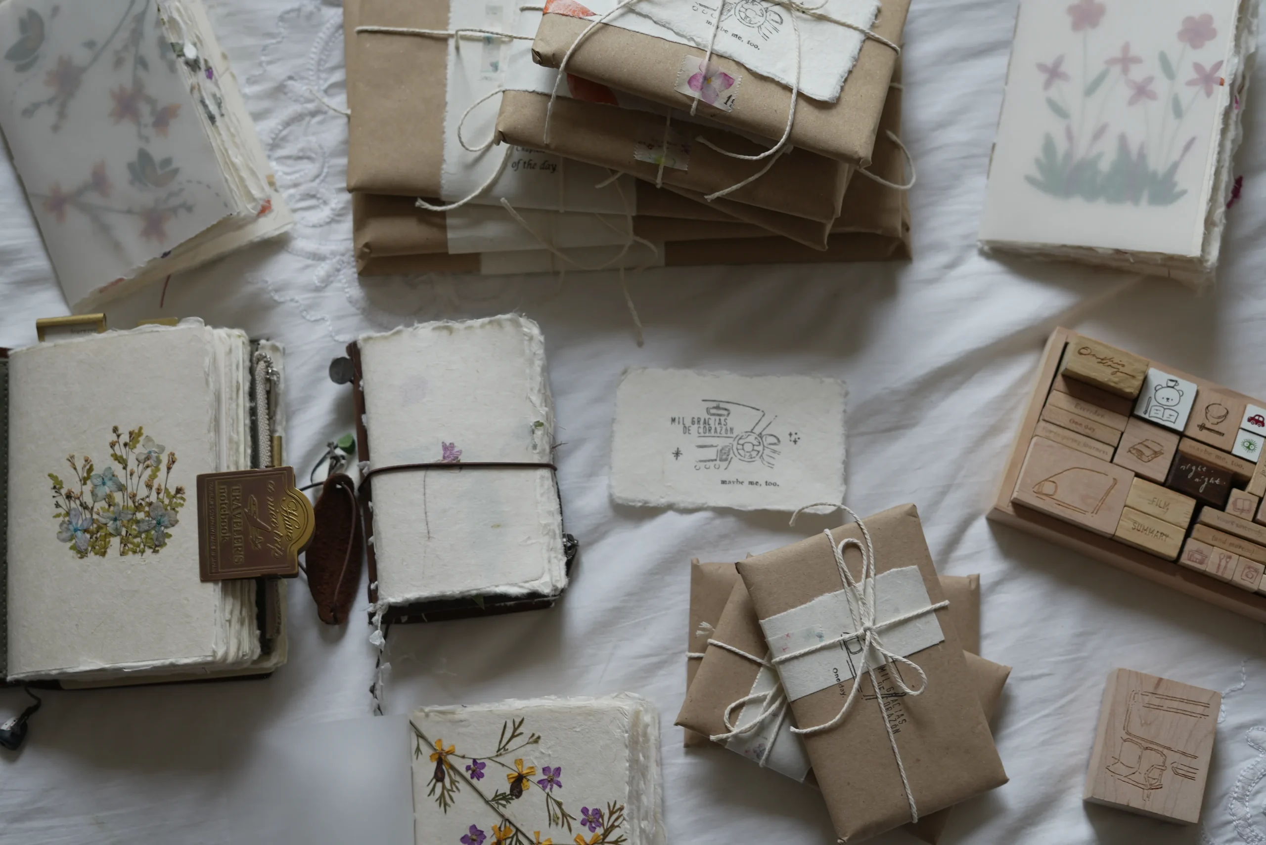 Ana Jiménez - Card Size - Handmade Journal with Deckled Edges - Image 6