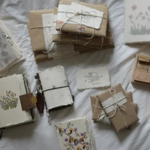 Ana Jiménez – Passport Size Limited Edition – Handmade Journal with Deckled Edges
