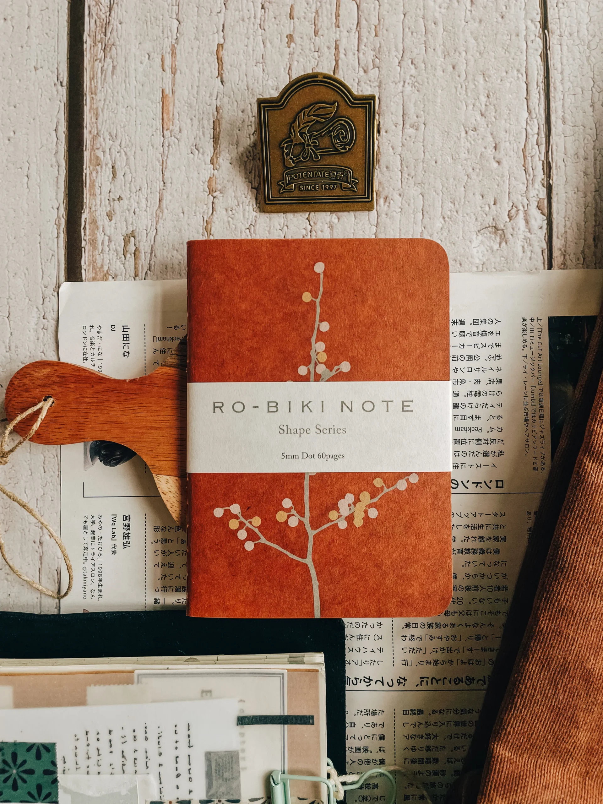 Yamamoto Paper - Shape Series Branch Flowers - Ro-Biki Note