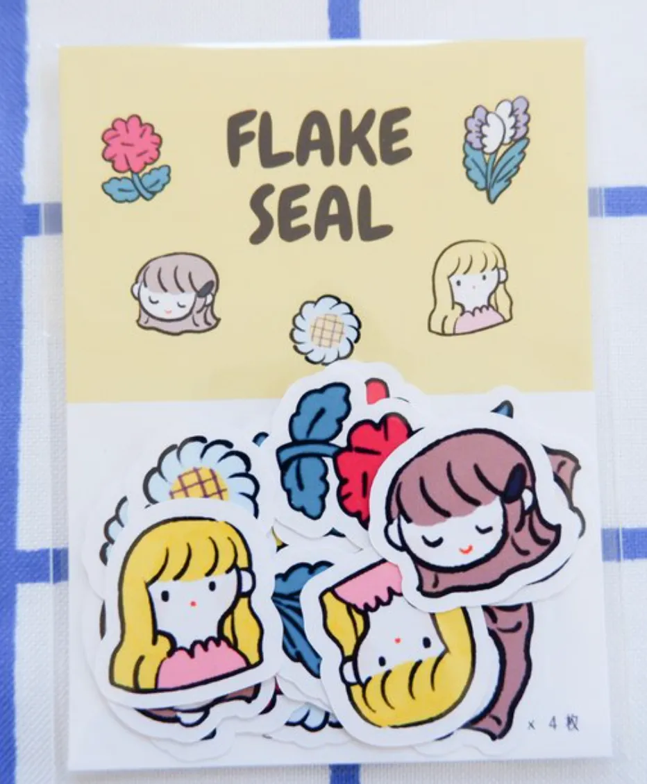 Shiima - Flower Paradise - Flake Stickers