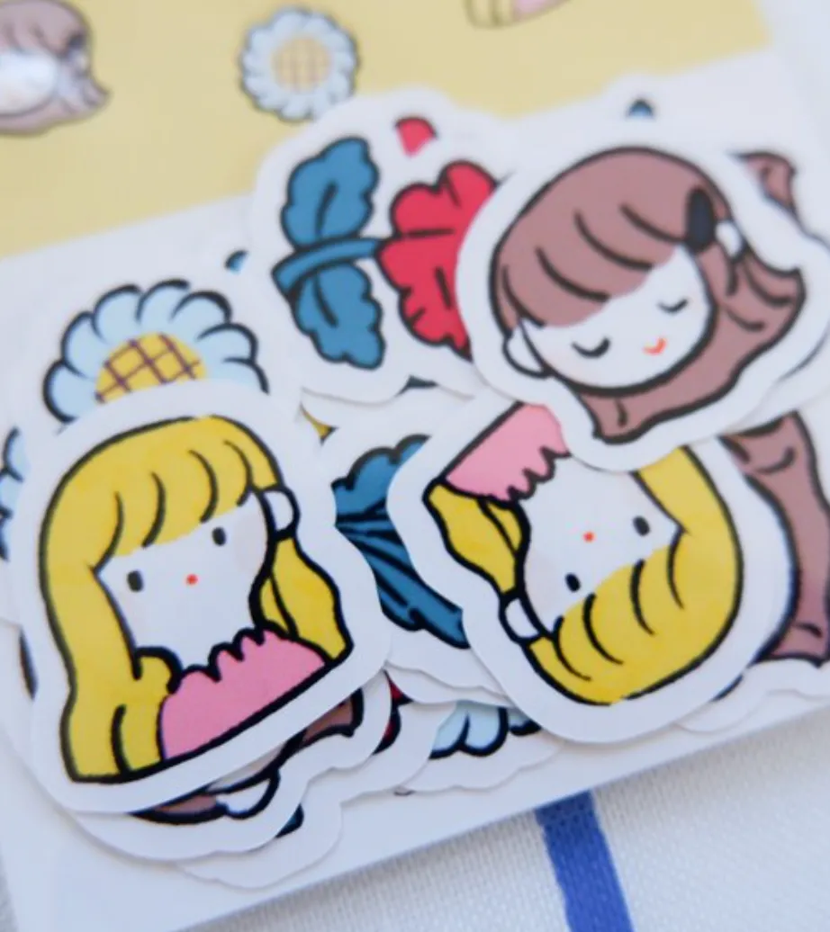 Shiima - Flower Paradise - Flake Stickers