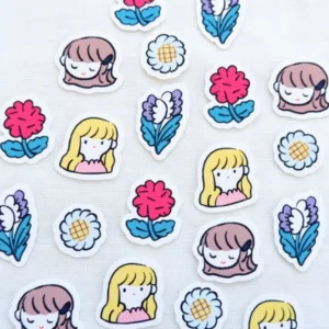 Shiima - Flower Paradise - Flake Stickers