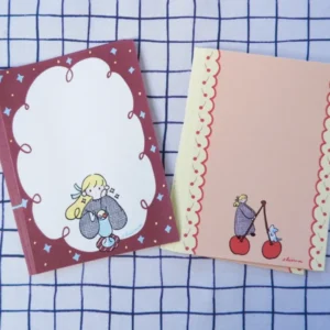 Shiima – Cherries, Girls, Kitties – Memo Paper