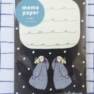 Shiima – Cherry Blossom Girl (Black) – Memo Paper