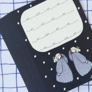 Shiima - Cherry Blossom Girl (Black) - Memo Paper
