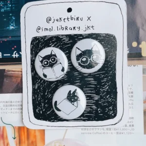 @jaketbiru – Library Cat – Pin Set