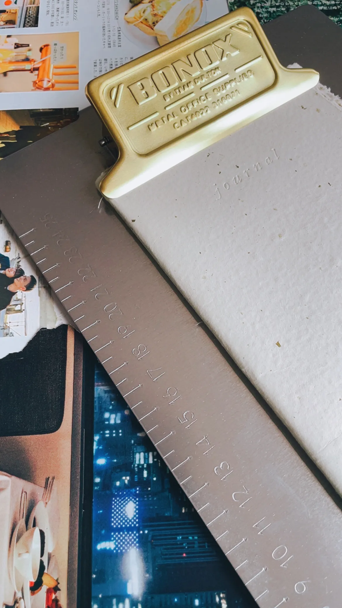 Dulton - A6 Size - Brass Metal Clipboard