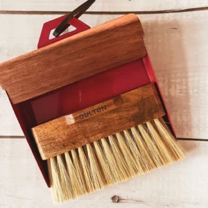 DULTON – Red – Journaling Dustpan & Brush