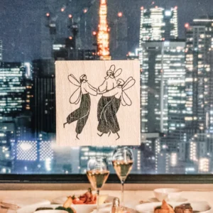 Cafe Analog x Paper Poem – Fairy Friends at Stationery Cafe – Exclusive Stamp