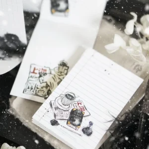 Blackmilk Project - Notes in the Night - Perforated Accordion Memo Sheets