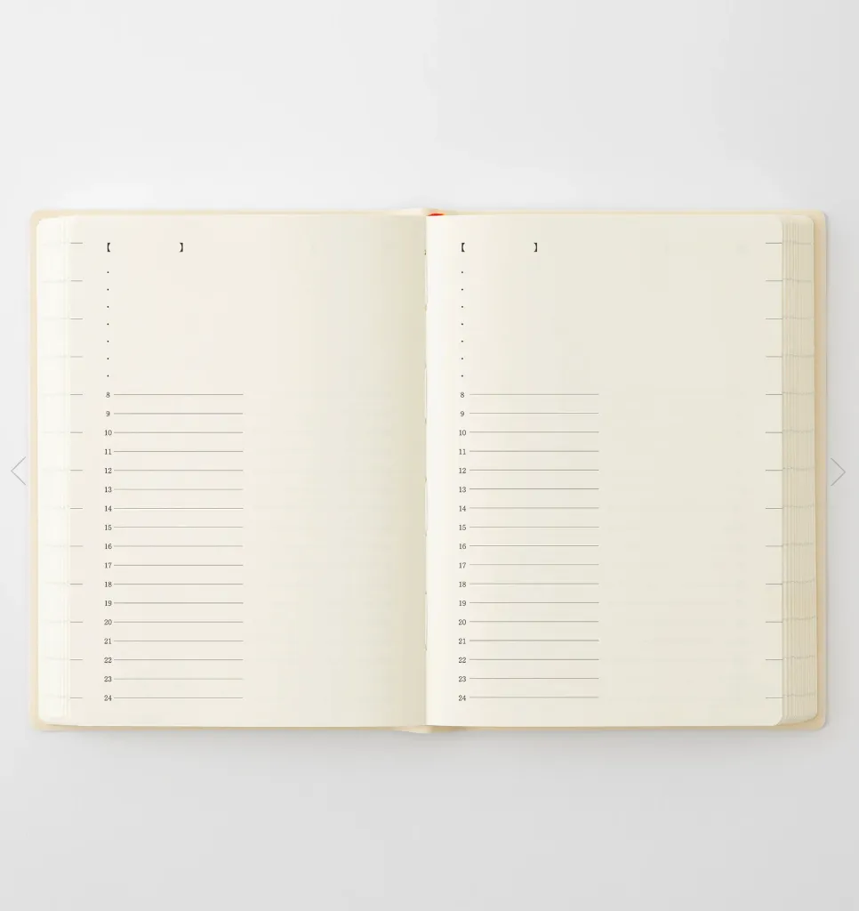 2027 MD Notebook Diary 1 Day 1 Page - A6 - Daily Diary