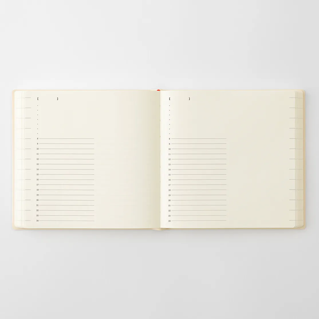 2027 NEW MD Notebook Diary 1 Day 1 Page - A5 SQUARE - Daily Diary