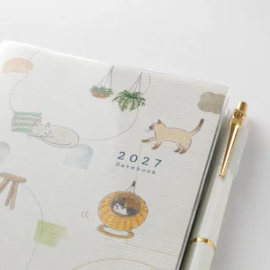2027 - Midori Pocket Diary A6 - Cat