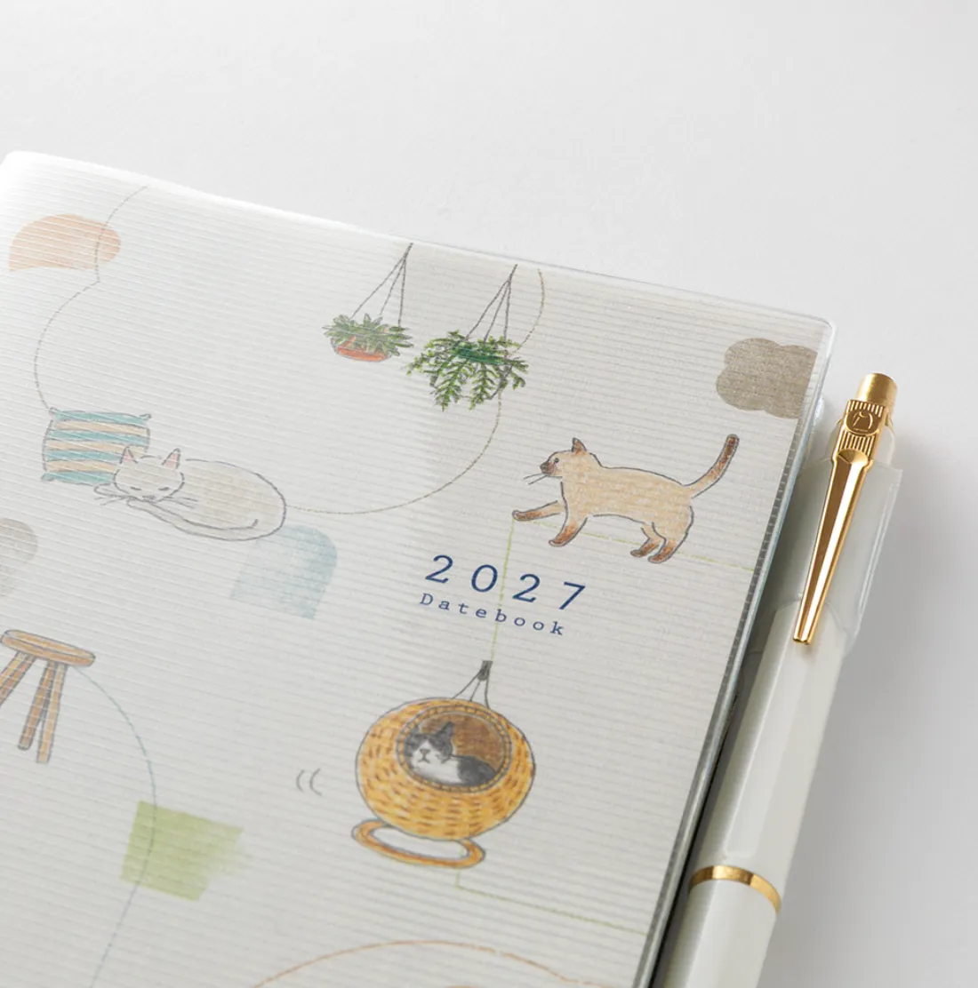 2027 - Midori Pocket Diary A6 - Cat