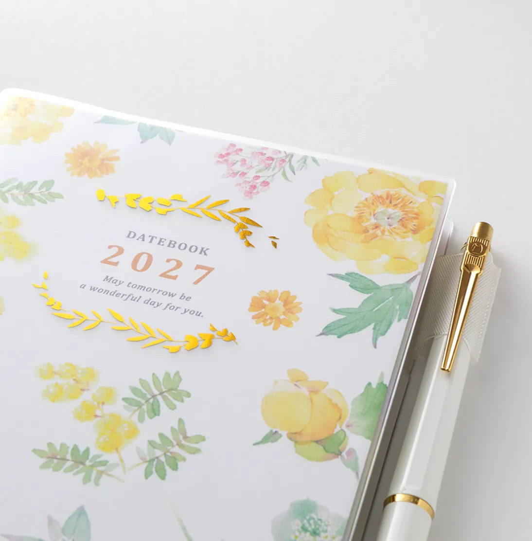 2027 - Midori Pocket Diary B6 - Country Time Flower