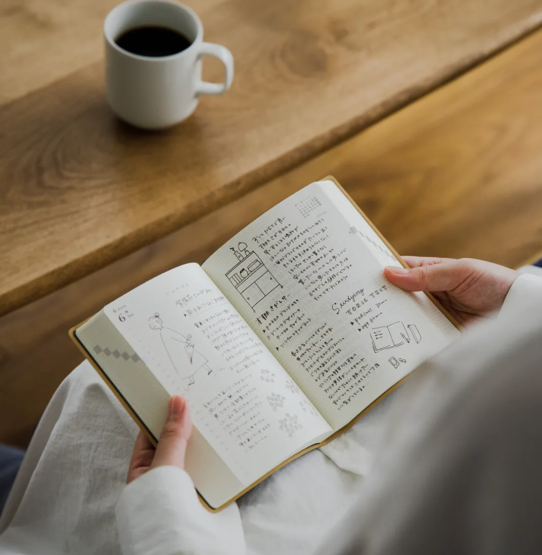 2027 HIBINO Diary - A6 - Pink - Daily Diary