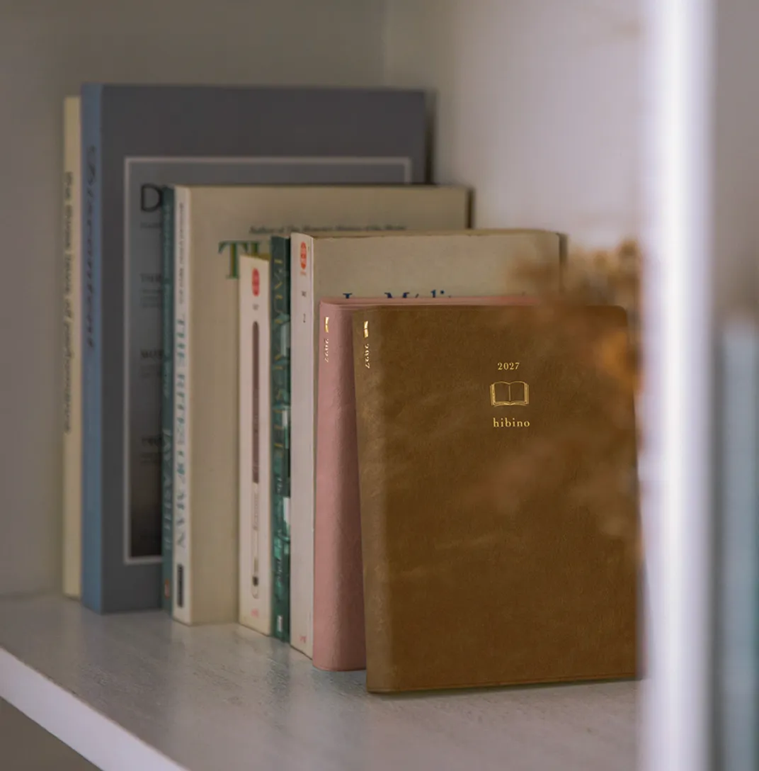 2027 HIBINO Diary - A6 - Pink - Daily Diary