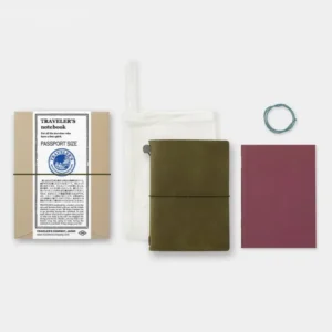 TRC - Traveler's Notebook - Leather Journal Passport Size – Olive