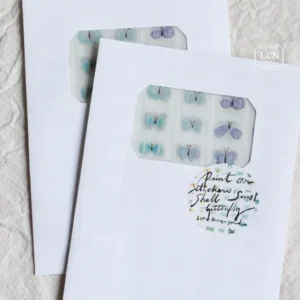 LCN - Lin Chia Ning - Shell Butterfly - Print-on Stickers Set
