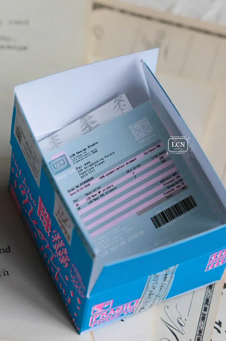 LCN - Lin Chia Ning - Sticker Club - NEON - Sticker Set Box